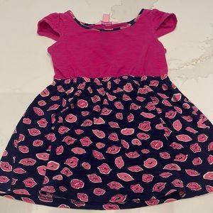 Girls Lilly Lips Dress